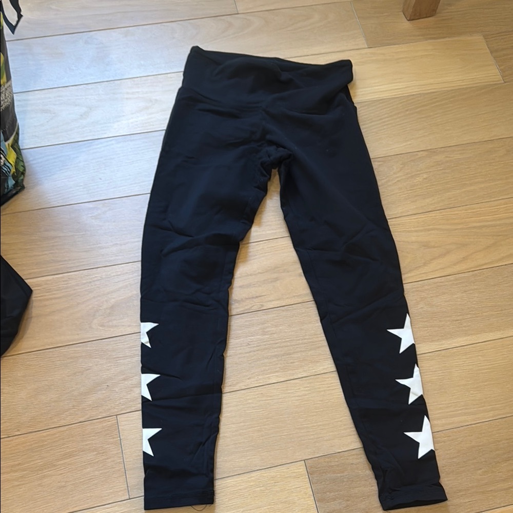 Strut This Black Star Leggings